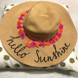 Hello sunshine beach hat.